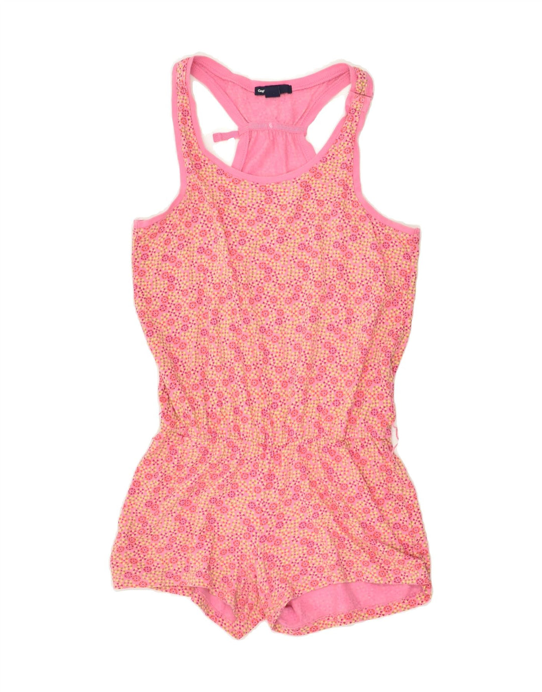 GAP Girls Playsuit 9-10 Years Large Pink Floral | Vintage Gap | Thrift | Second-Hand Gap | Used Clothing | Messina Hembry 