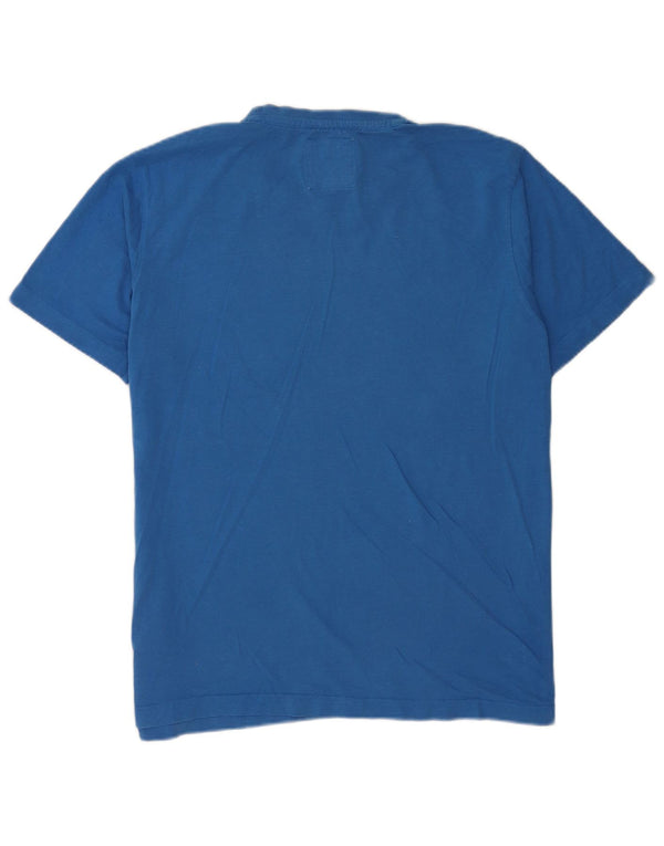 Besætningsbeklædning Herre kortærmet T-shirt top XL blå bomuld
