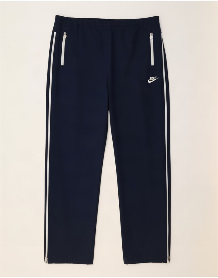Nike træningsdragt bukser til mænd Large Navy Blue Polyester