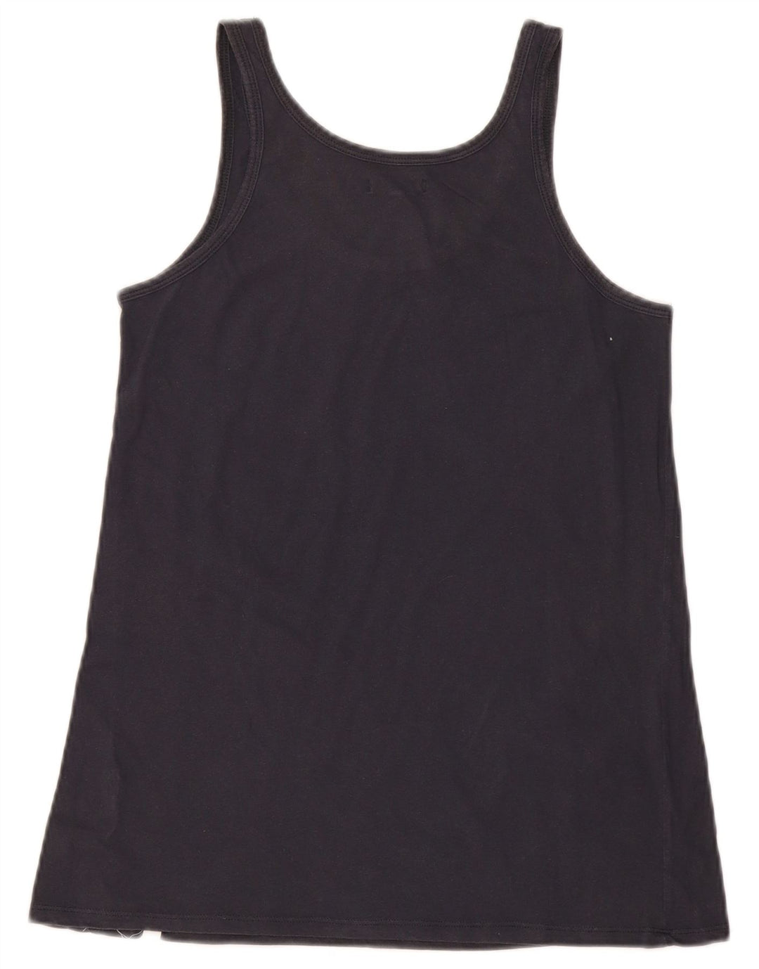 Wrangler Kvinder Grafisk Vest Top UK 10 Small Navy Blue