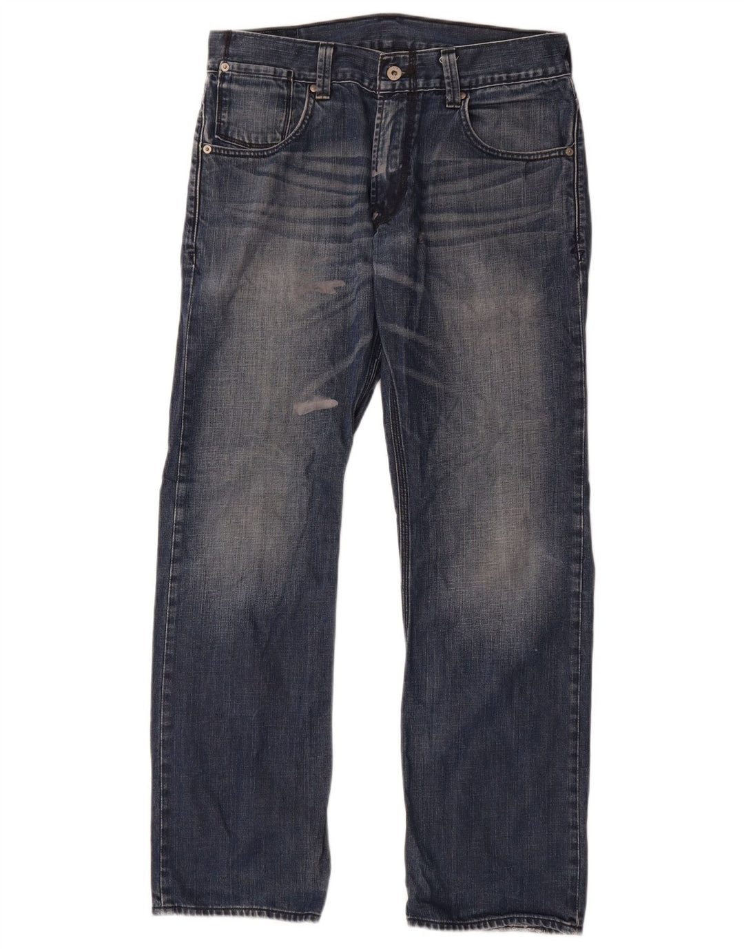 Levi's Herre 514 Straight Jeans W32 L30 Blå Bomuld