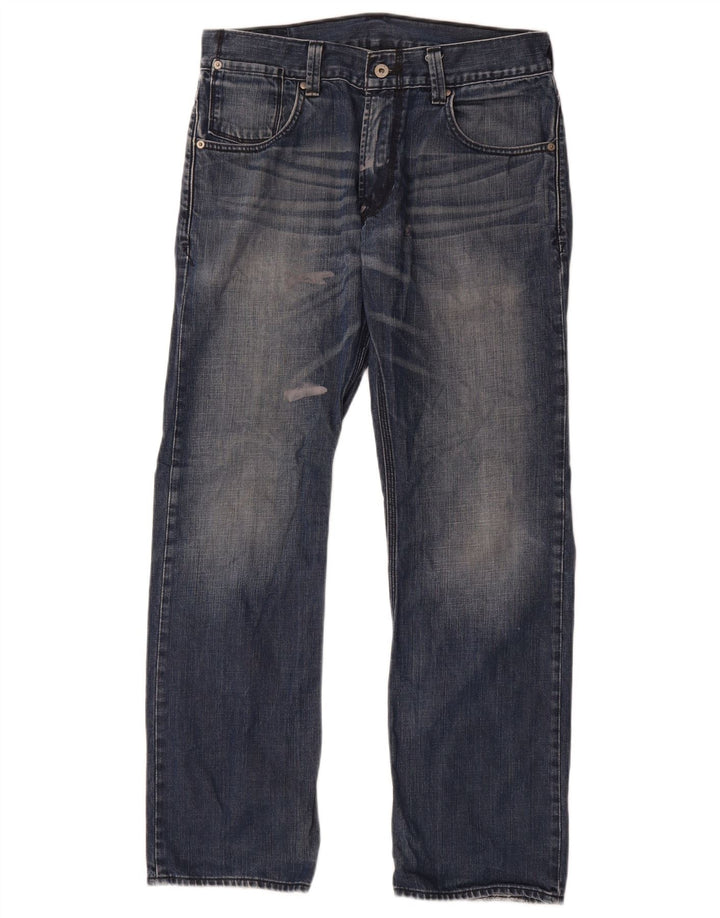 Levi's Herre 514 Straight Jeans W32 L30 Blå Bomuld