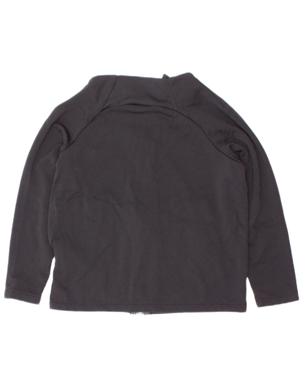 Nike piger Dri Fit træningsdragt topjakke 4-5 år lille sort polyester