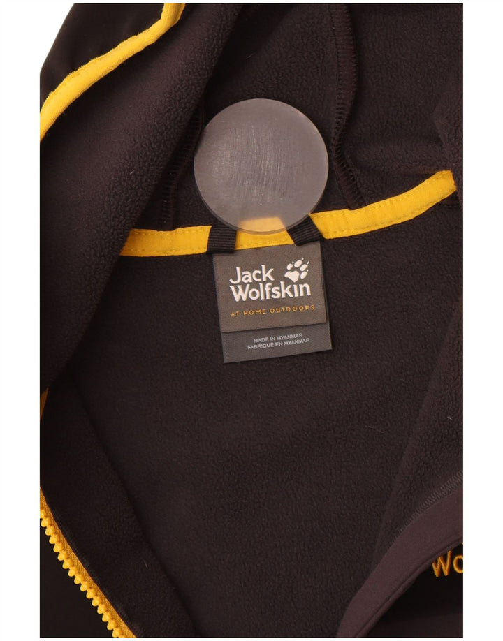 Jack Wolfskin Boys Graphic Bomber Jacket 13-14 år Grå Colourblock