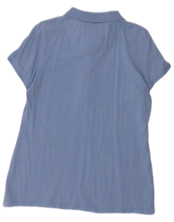 Crew Clothing Dame Polo Shirt UK 14 Medium Blue