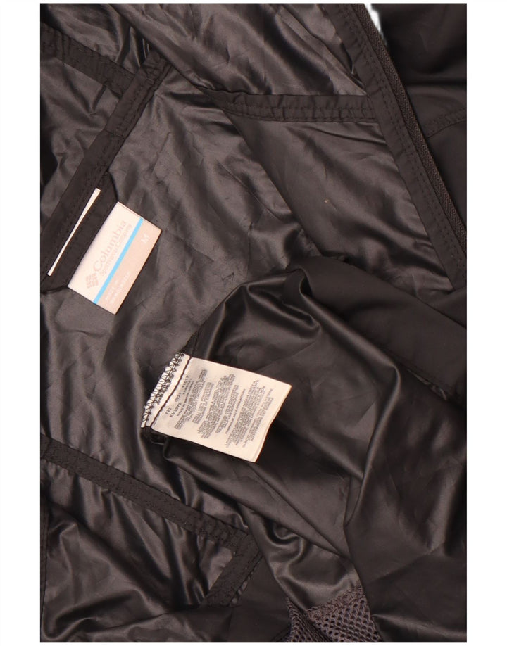 Columbia Regnjakke med hætte til mænd UK 38 Medium Sort Polyester