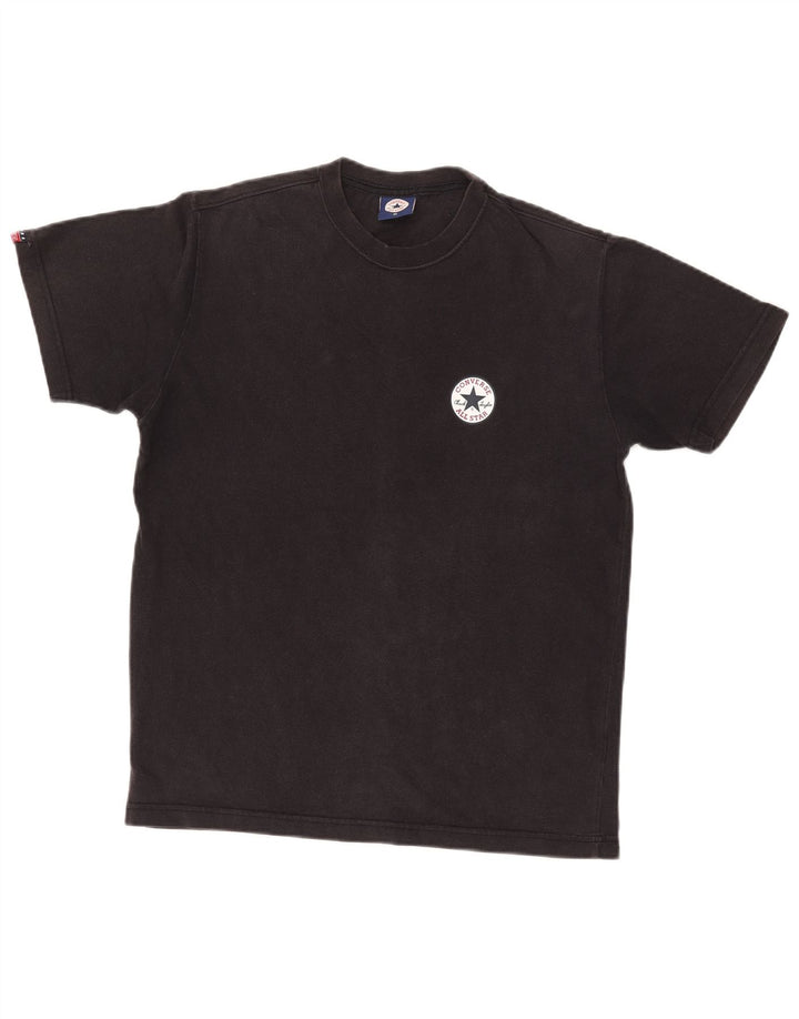 CONVERSE Herre Chuck Taylor Grafisk T-Shirt Top Medium Sort
