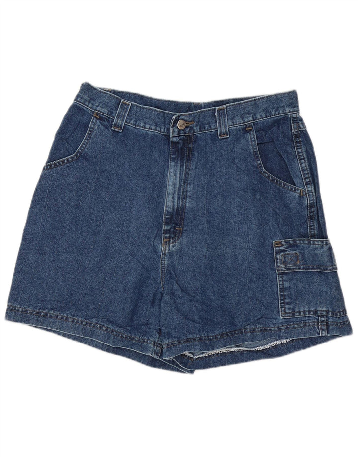 Lee Dame Højtalje Cargo Denim Shorts W32 Large Blue