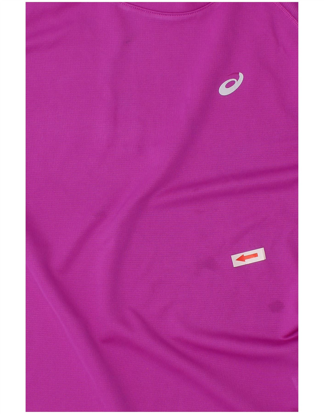 Asics Boys T-Shirt Top 10-11 år Lille lilla stribet polyester