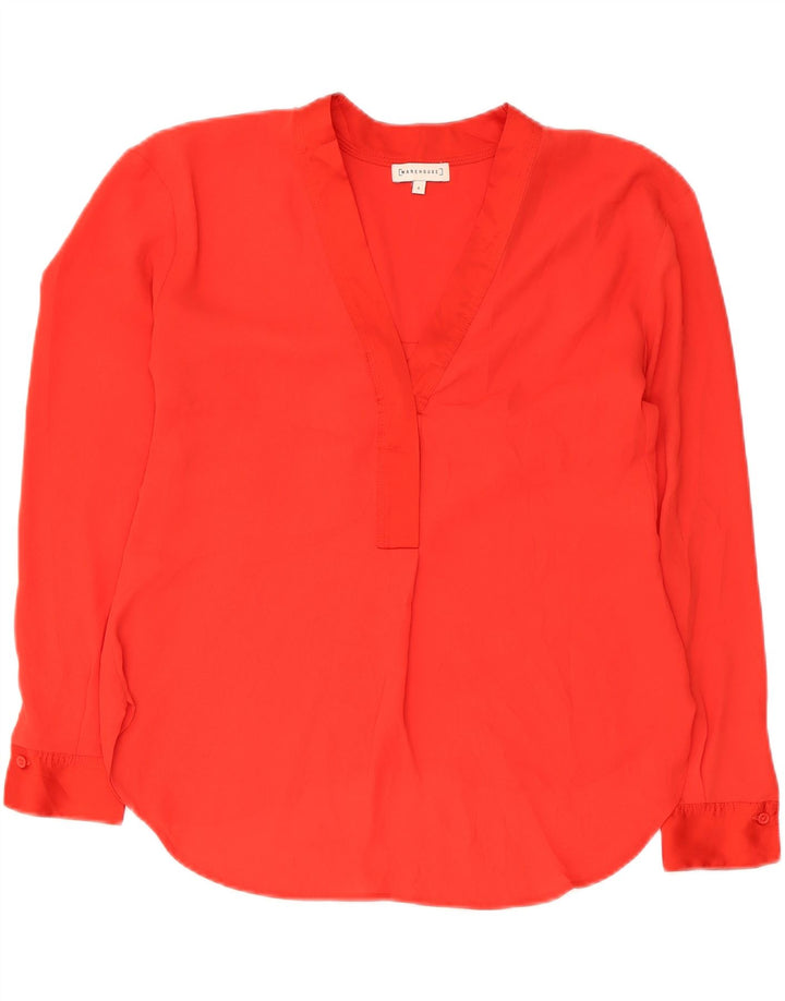 Warehouse Damebluse Top UK 6 XS Rød Polyester