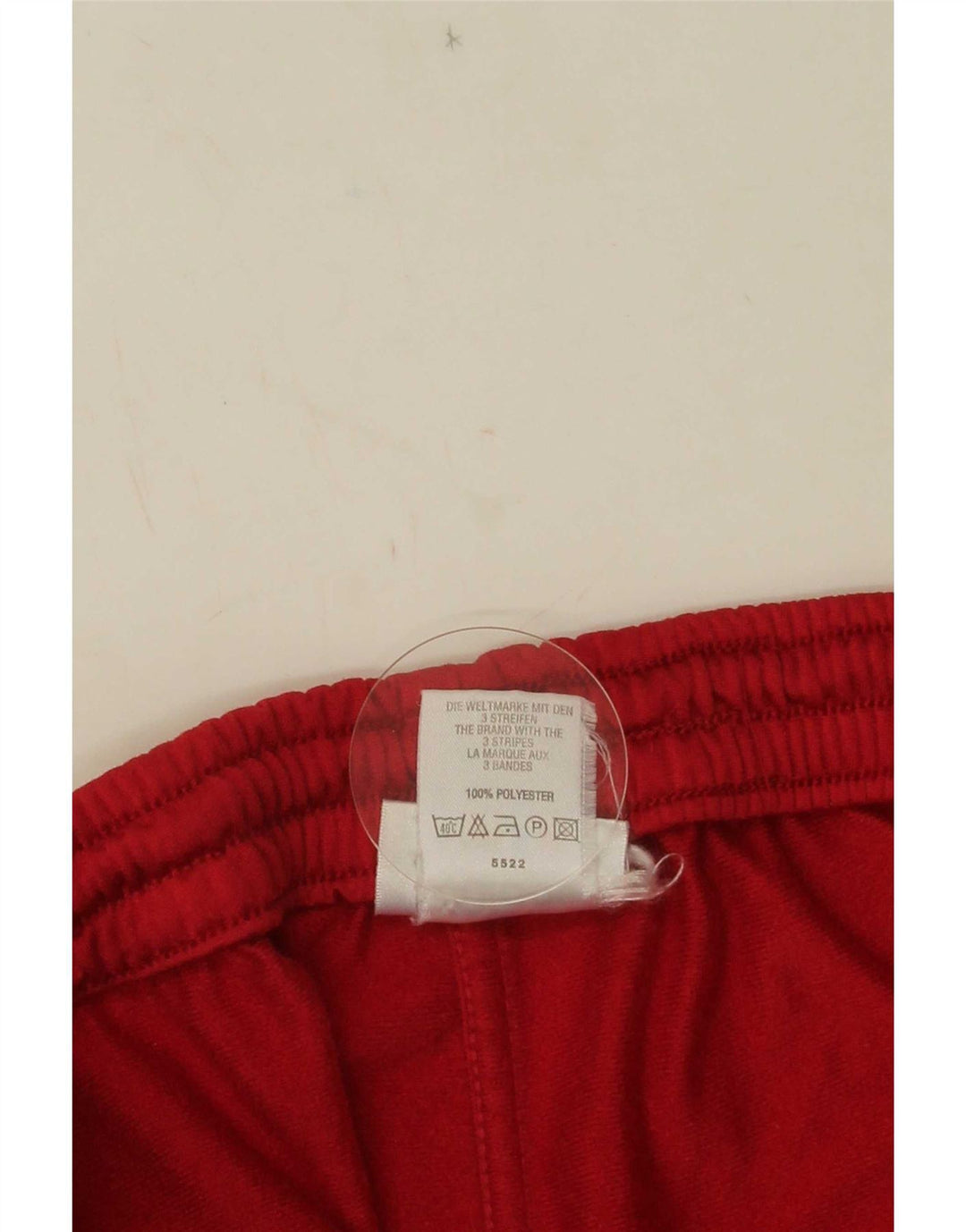 Adidas Herre grafisk træningsdragt Bukser Medium Rød Colourblock Polyester