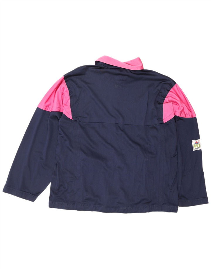 SERGIO TACCHINI Herre grafisk træningsdragt topjakke lille marineblå