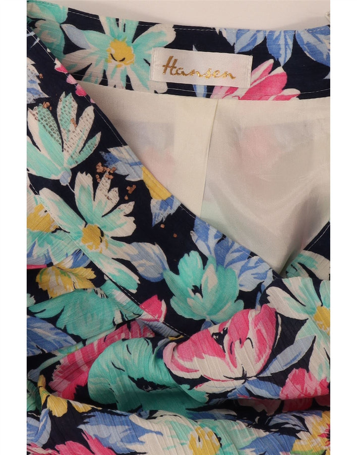 Hansen Womens Flared Skirt W30 Medium Multicolored Floral
