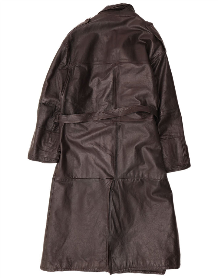 MAX MOSER Herre Læderfrakke IT 56 3XL Brunt Læder