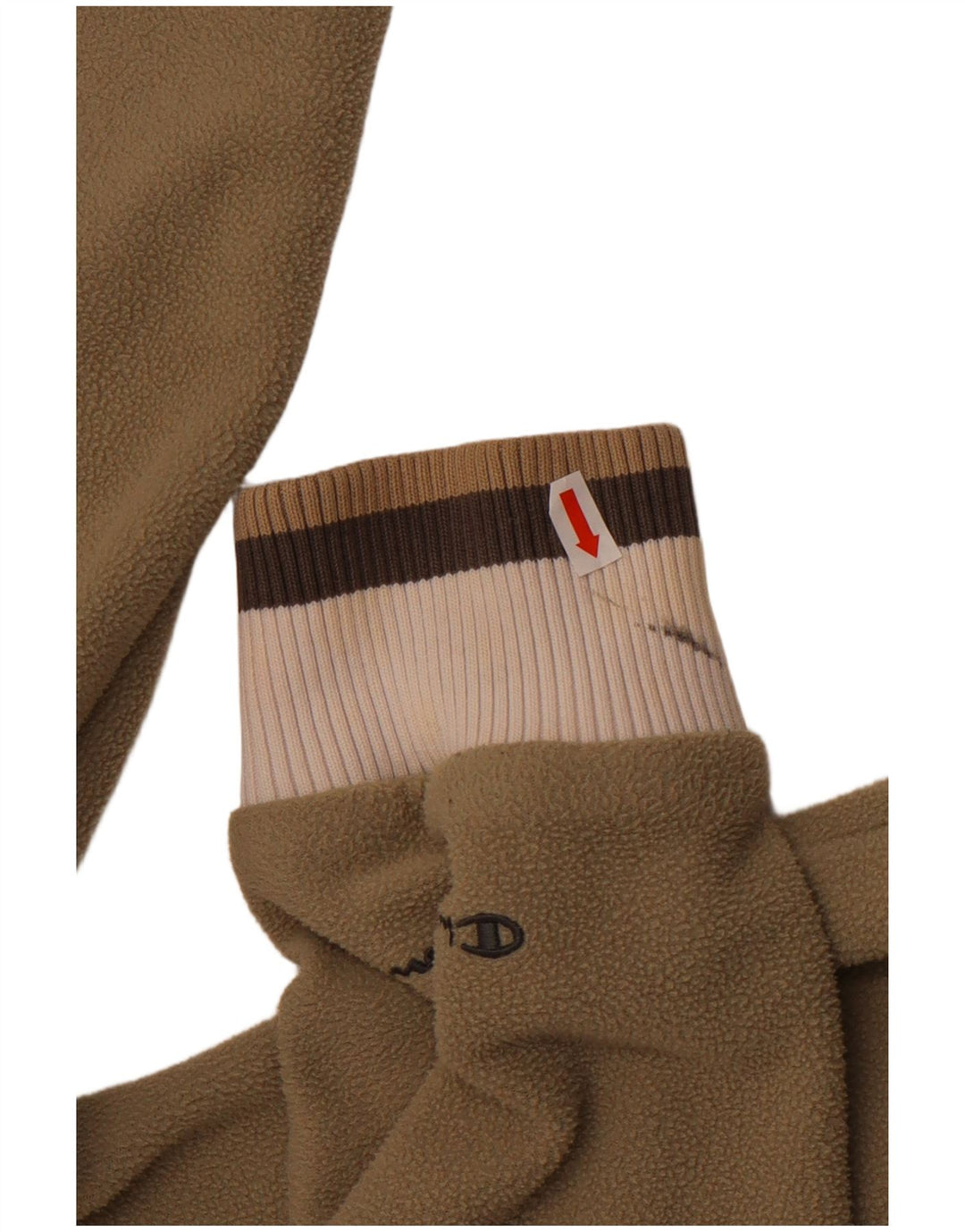 Champion Dame Fleecejakke UK 18 XL Khaki Colourblock Polyester