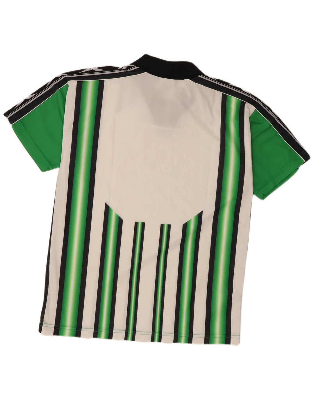 Reebok Herre grafisk poloshirt Stor grøn stribet polyester