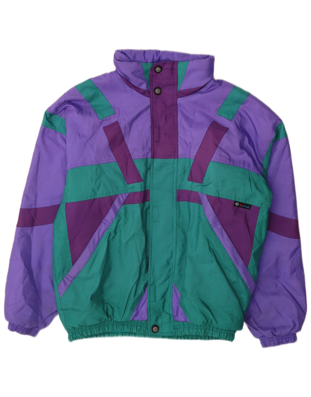 Sergio Tacchini Herre Skijakke UK 42 XL Lilla Colourblock Polyester