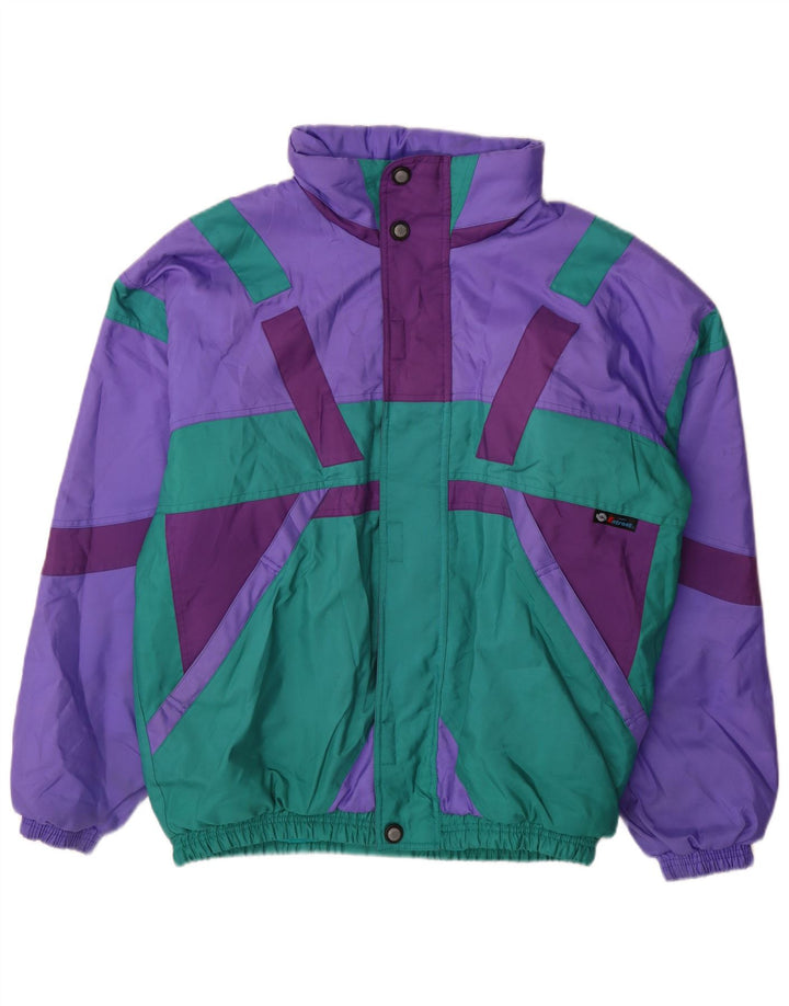 Sergio Tacchini Herre Skijakke UK 42 XL Lilla Colourblock Polyester