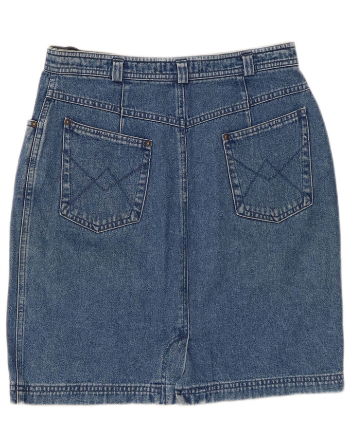 Vintage denimnederdel til kvinder EU 40 Medium W28 Blå bomuld