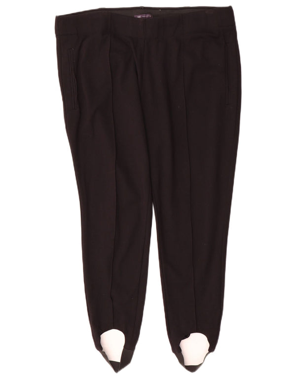 Marks & Spencer Dame Stigbøjle Casual Bukser UK 18 XL W38 L27 Sort