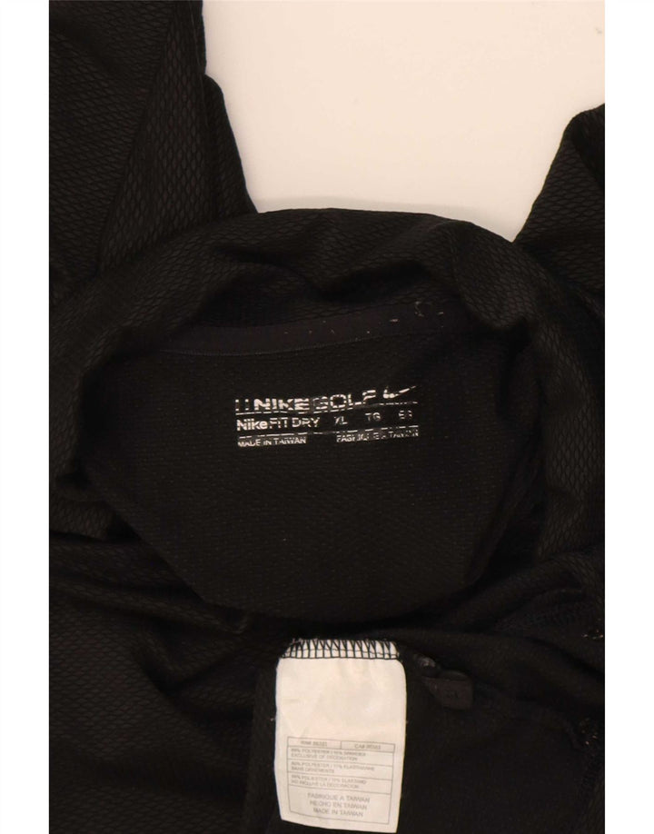Nike Herre Golf Polo Shirt XL Sort Polyester