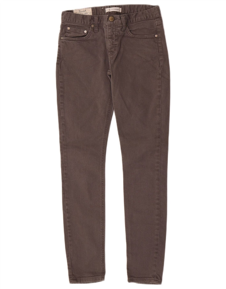 Dondup Dame Skinny Jeans W25 L29 Grå Bomuld