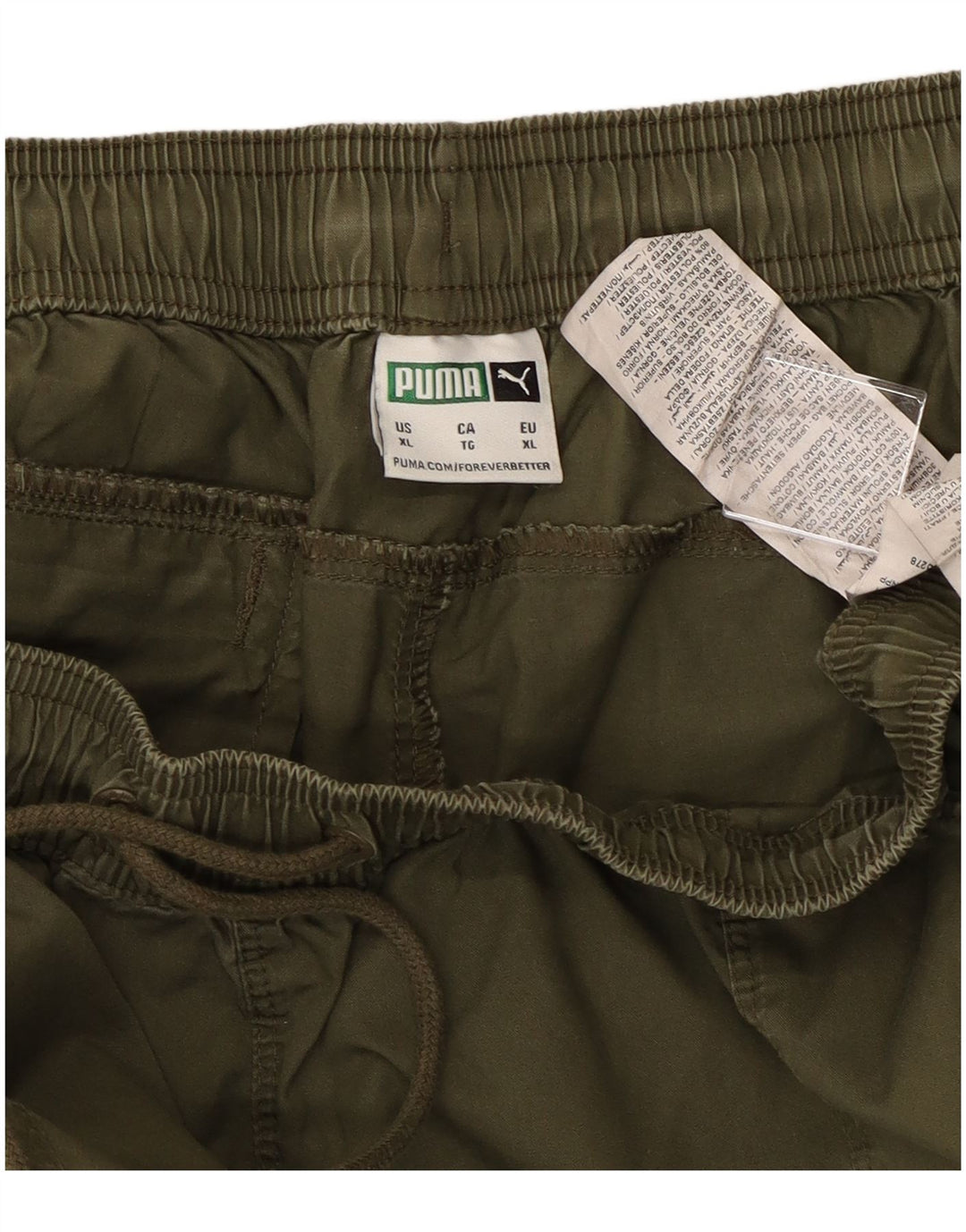 PUMA Joggers til mænd Cargo Bukser XL W38 L28 Khaki Bomuld