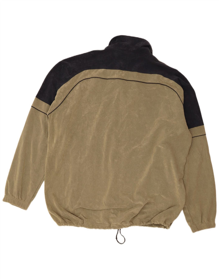 Asics Træningsdragt til mænd Topjakke 3XL Khaki Colourblock Polyester