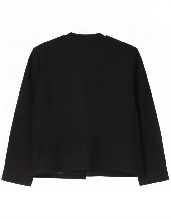 Oliver Womens Open Blazer Jacket IT 42 Medium Navy Blue