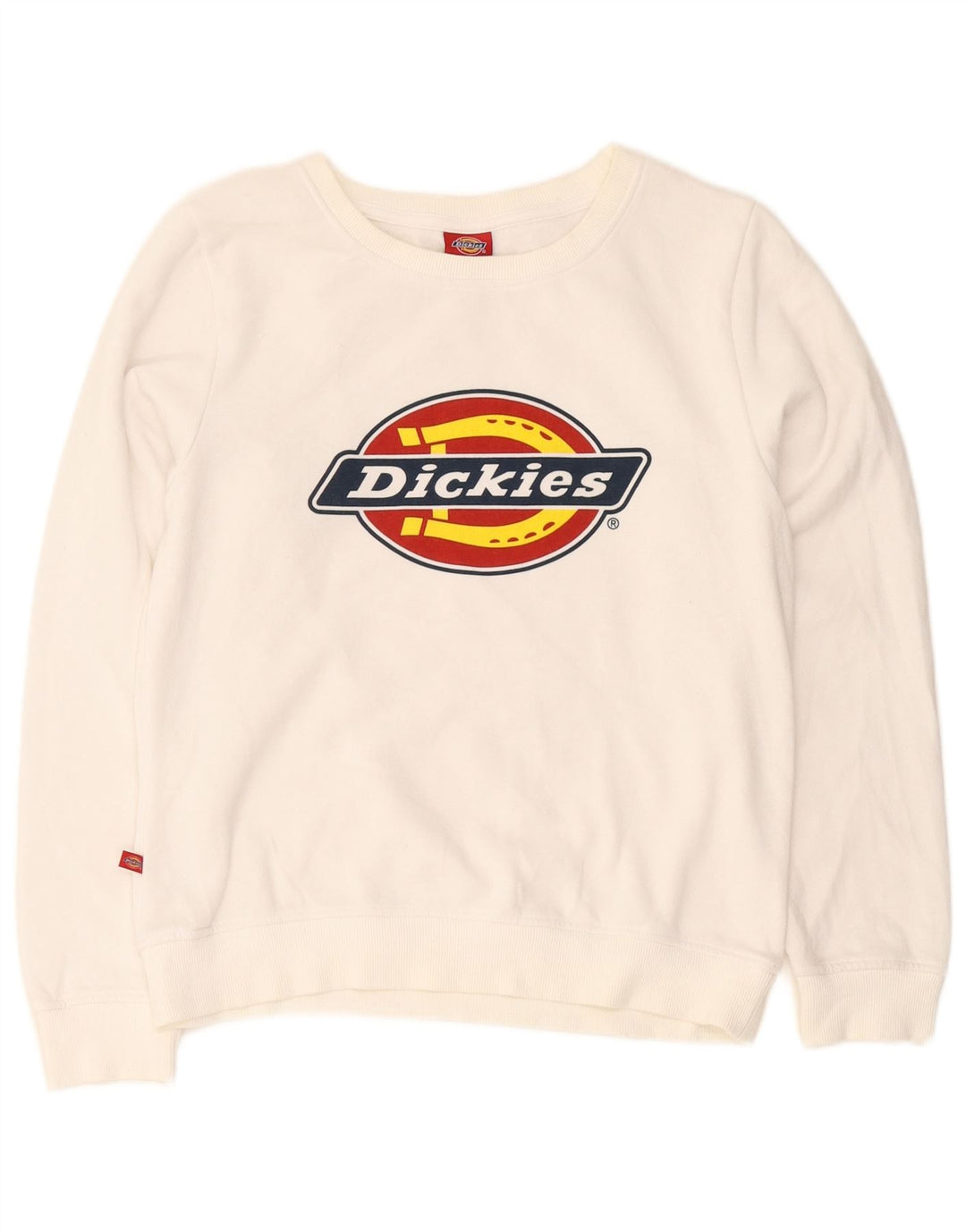 Dickies Boys Grafisk Sweatshirt Jumper 11-12 år Hvid Bomuld