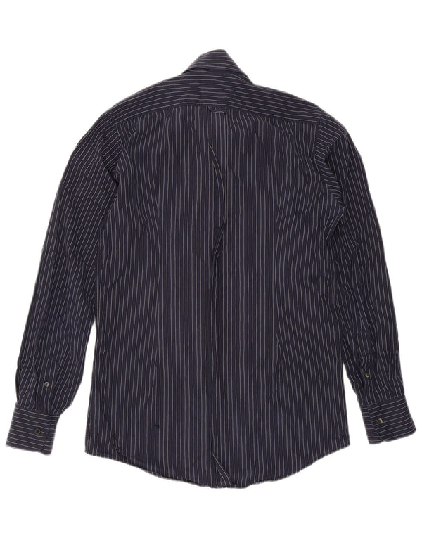 Dolce & Gabbana herreskjorte str. 40 15 3/4 Medium marineblå nålestribe