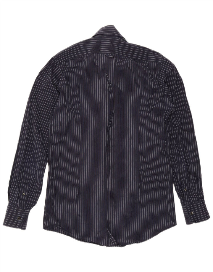 Dolce & Gabbana herreskjorte str. 40 15 3/4 Medium marineblå nålestribe