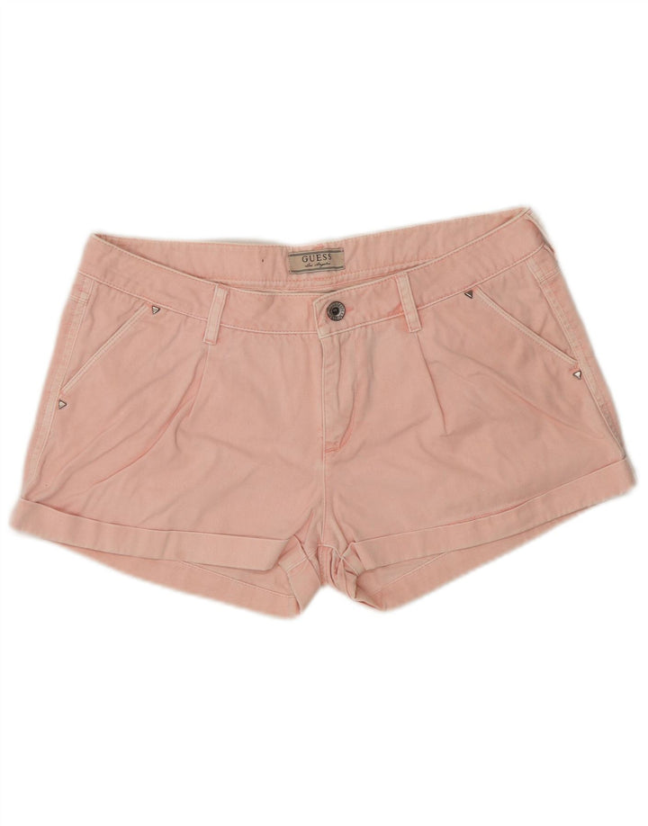 GUESS chinoshorts med lav talje til kvinder W28 Medium Pink bomuld