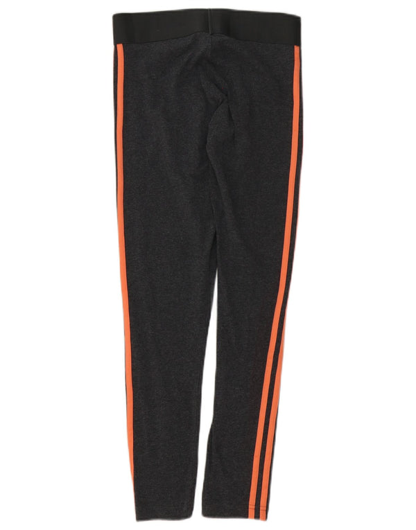 Adidas Dame Leggings UK 4/6 XS Grå Bomuld
