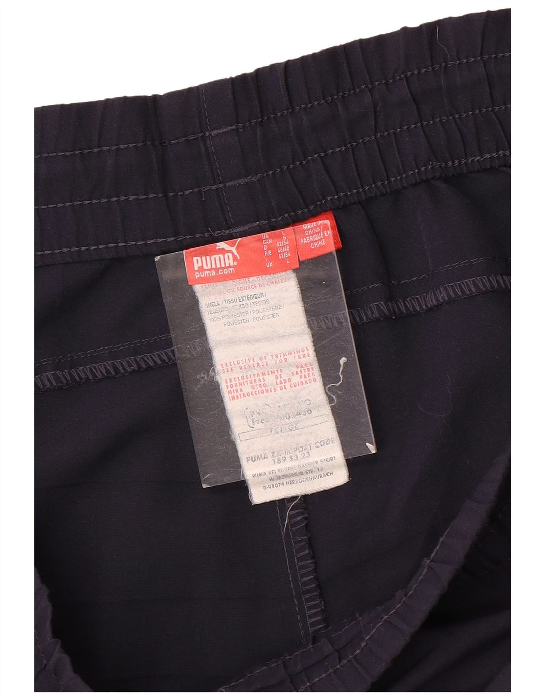 Puma Herre Sportshorts Large Navy Blue Colourblock Polyester