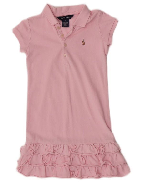 Ralph Lauren Pige Polokjole 4-5 År Pink Bomuld