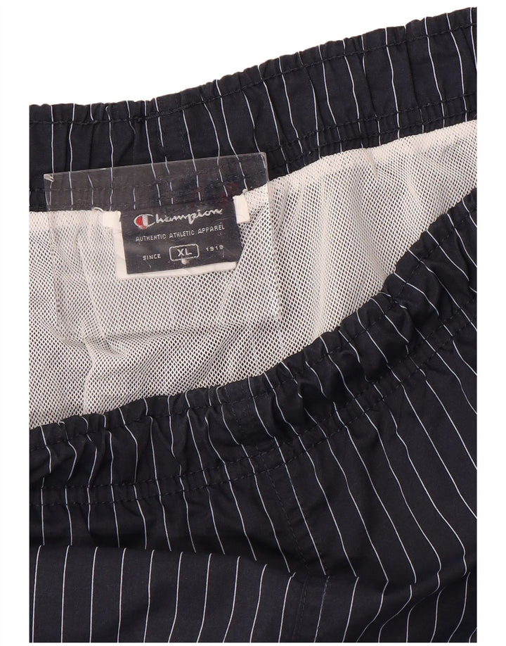 CHAMPION Badeshorts til mænd XL Marineblå nålestribet