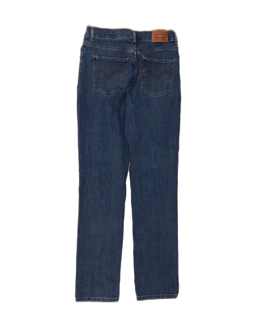 LEVI'S Womens Classic Straight Jeans US 4 Small W27 L30 Blue Cotton Vintage Levi's and Second-Hand Levi's from Messina Hembry 
