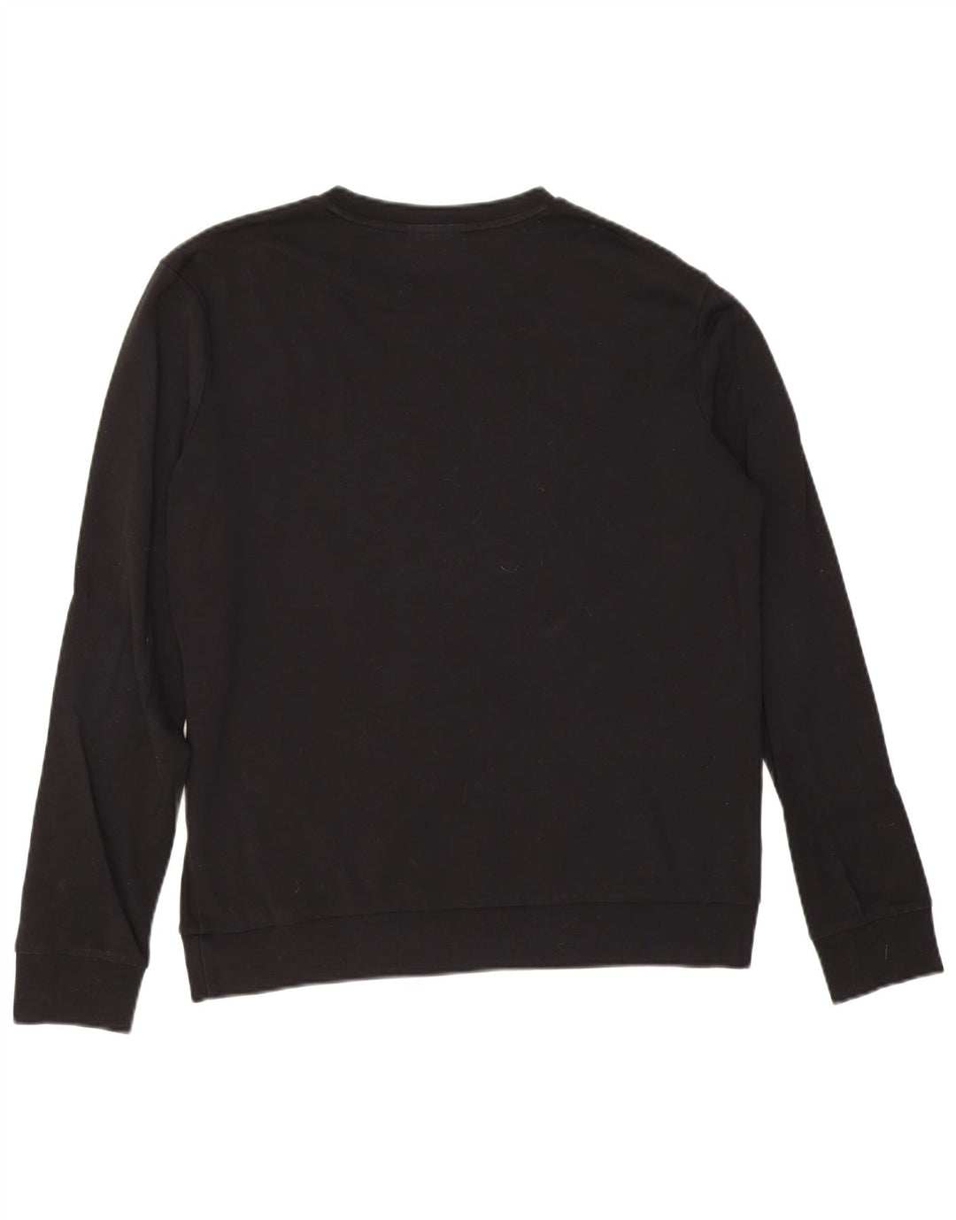 Hugo Boss Herre Grafisk Sweatshirt Jumper Stor Sort Bomuld