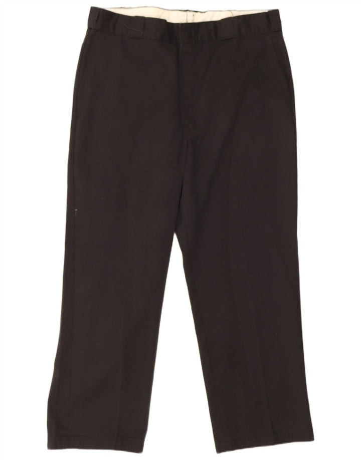 Dickies Straight Chino-bukser til mænd W38 L29 Sort polyester