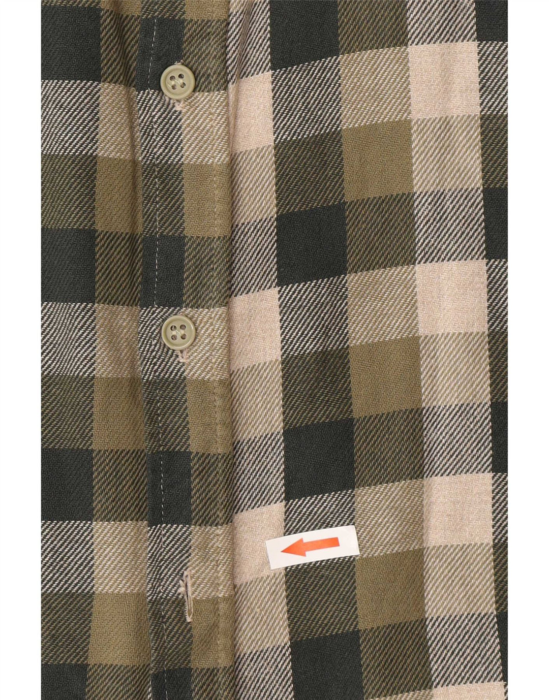 MC Gregor Flannelskjorte til mænd Størrelse 44 XL Grøn Plaid