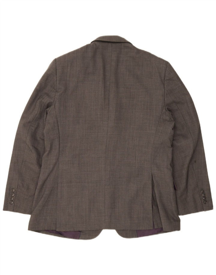 Marks & Spencer Herre Performance 2 Button Blazer Jacket UK 42 Large Grey