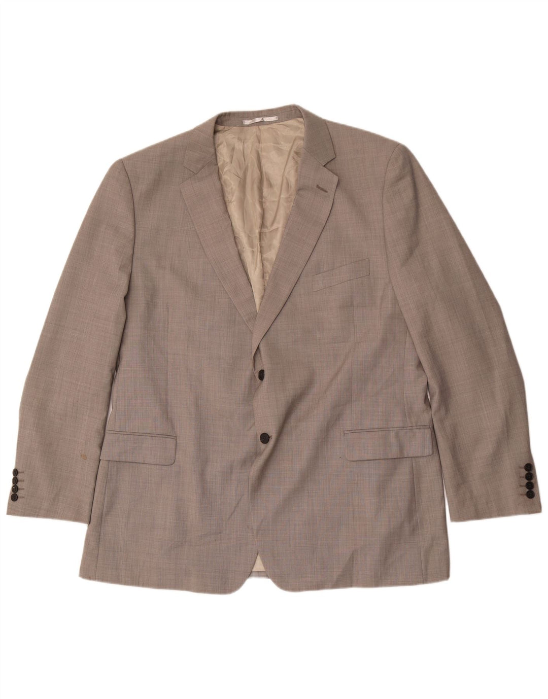 Marks & Spencer Herre 2-knaps blazerjakke UK 48 2XL Grå uld