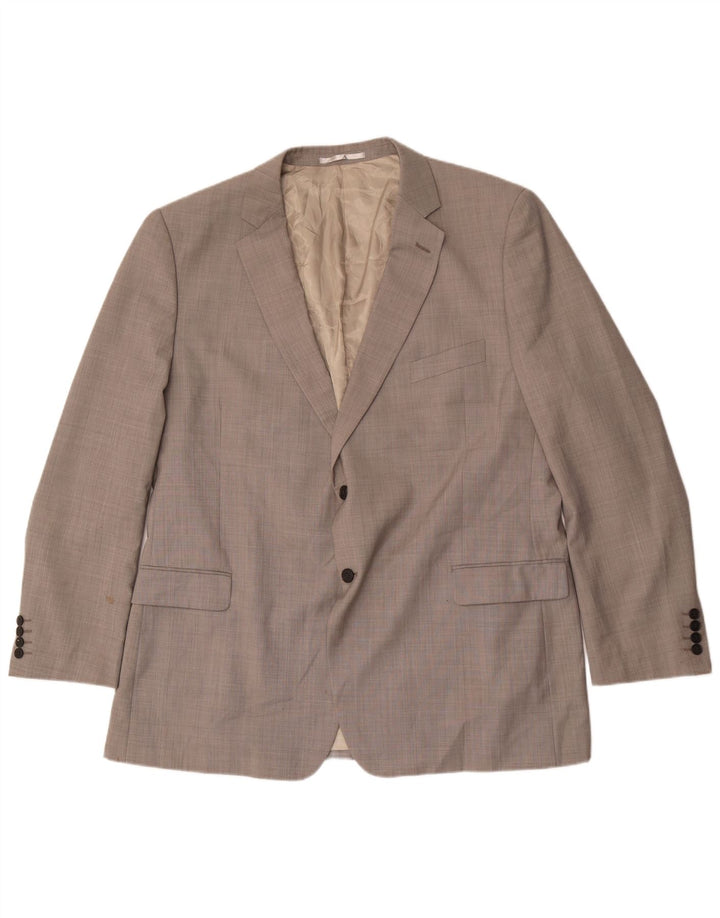 Marks & Spencer Herre 2-knaps blazerjakke UK 48 2XL Grå uld