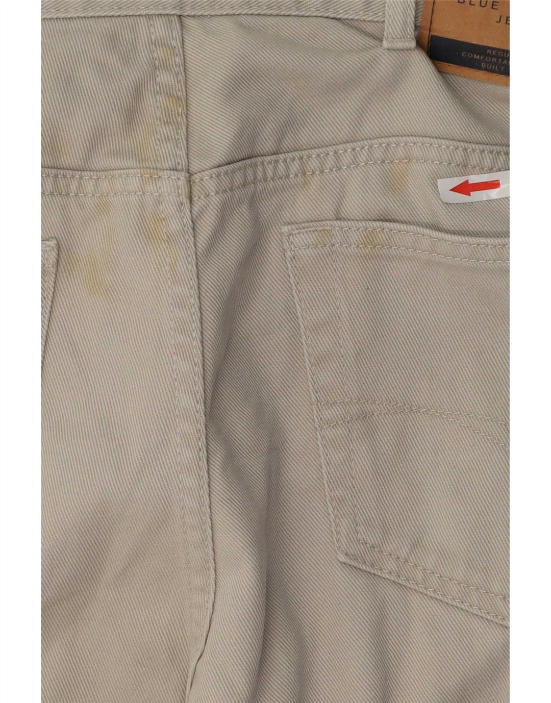 Marks & Spencer Straight Jeans til mænd W38 L29 Grå bomuld
