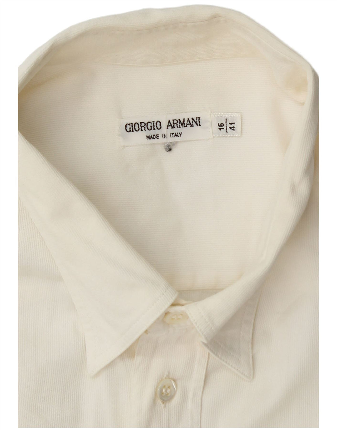GIORGIO ARMANI Herreskjorte str. 16 41 Large Off White