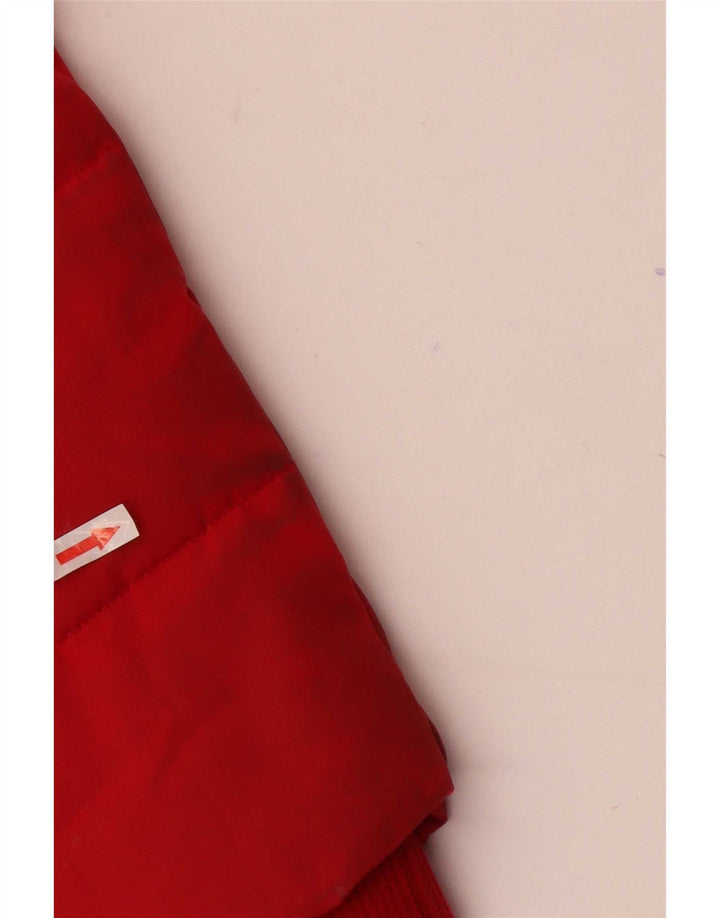 Marks & Spencer Herre hættepolstret jakke UK 38 Medium Red Colourblock