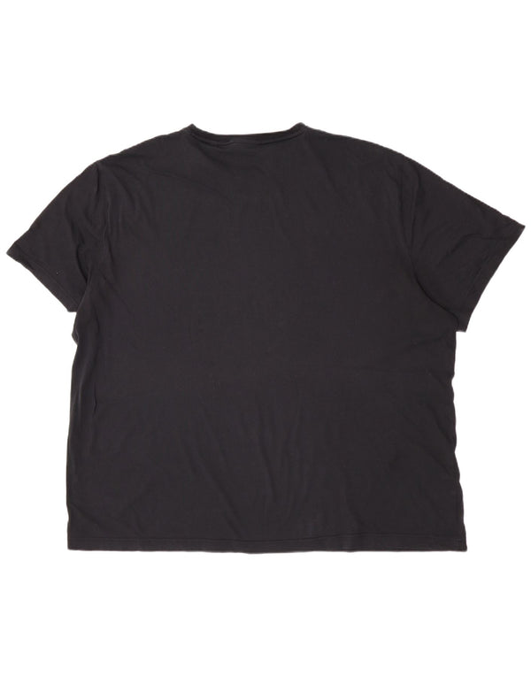 Gant Herre T-Shirt Top 5XL Sort
