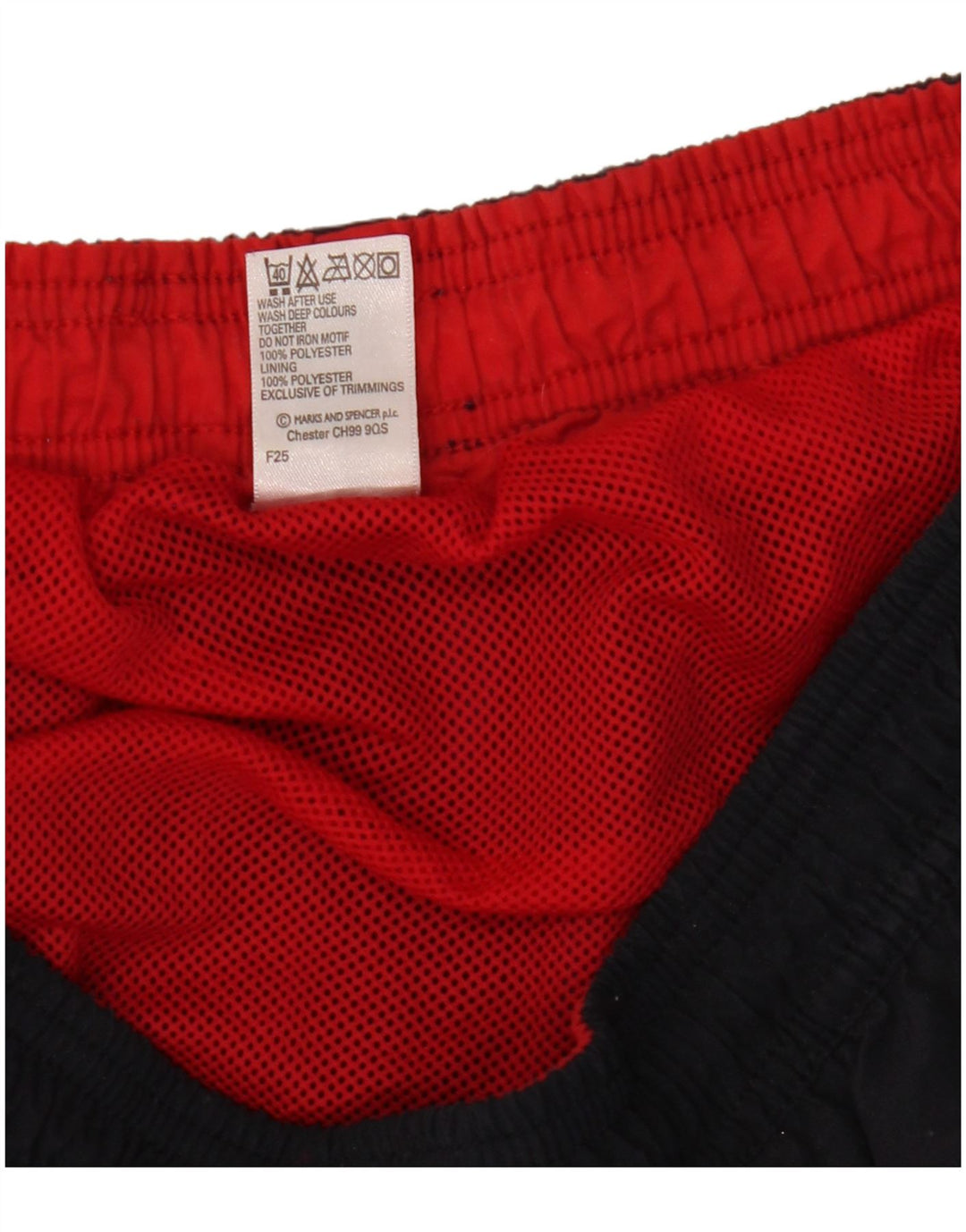 Marks & Spencer Badeshorts til mænd mellem marineblå polyester