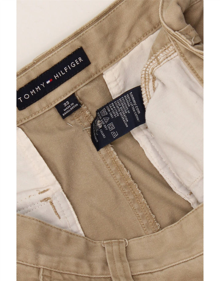 Tommy Hilfiger Herre Cargo Shorts W33 Medium Beige Bomuld